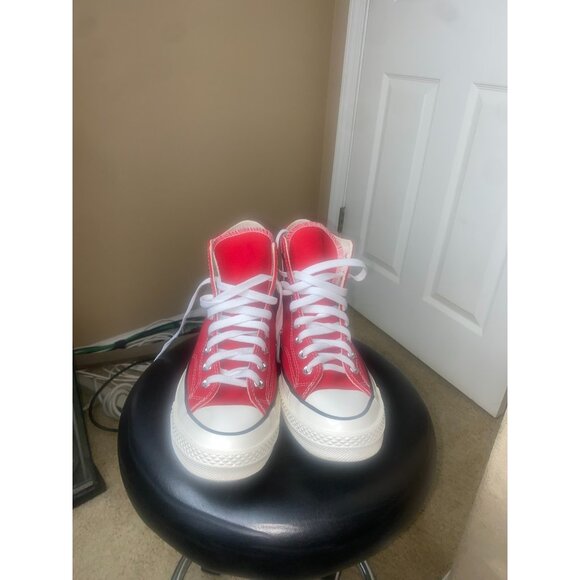 Size 7.5 - Converse Chuck 70 High Enamel Red - Picture 4 of 9